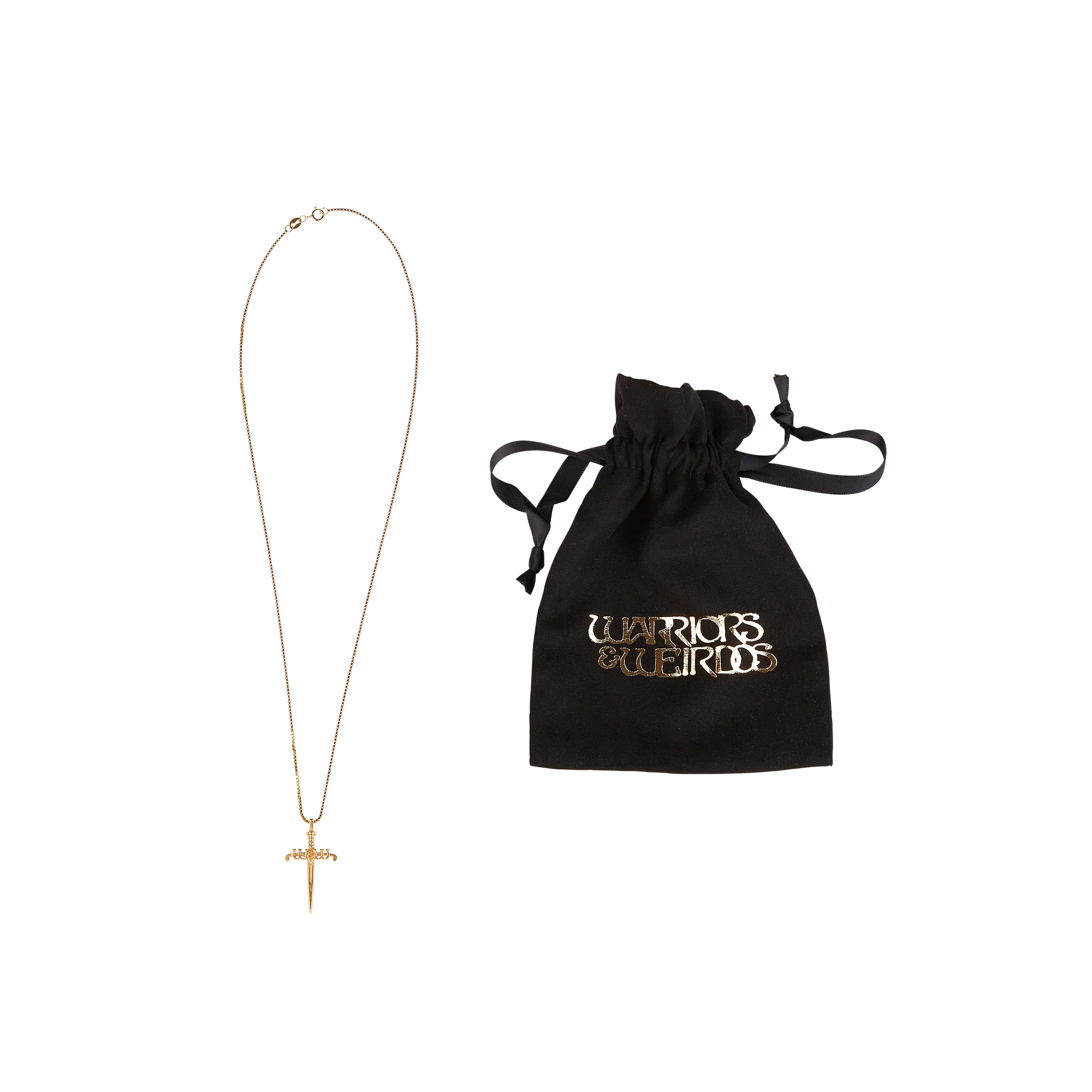 Gold W&W Necklace - Image 4
