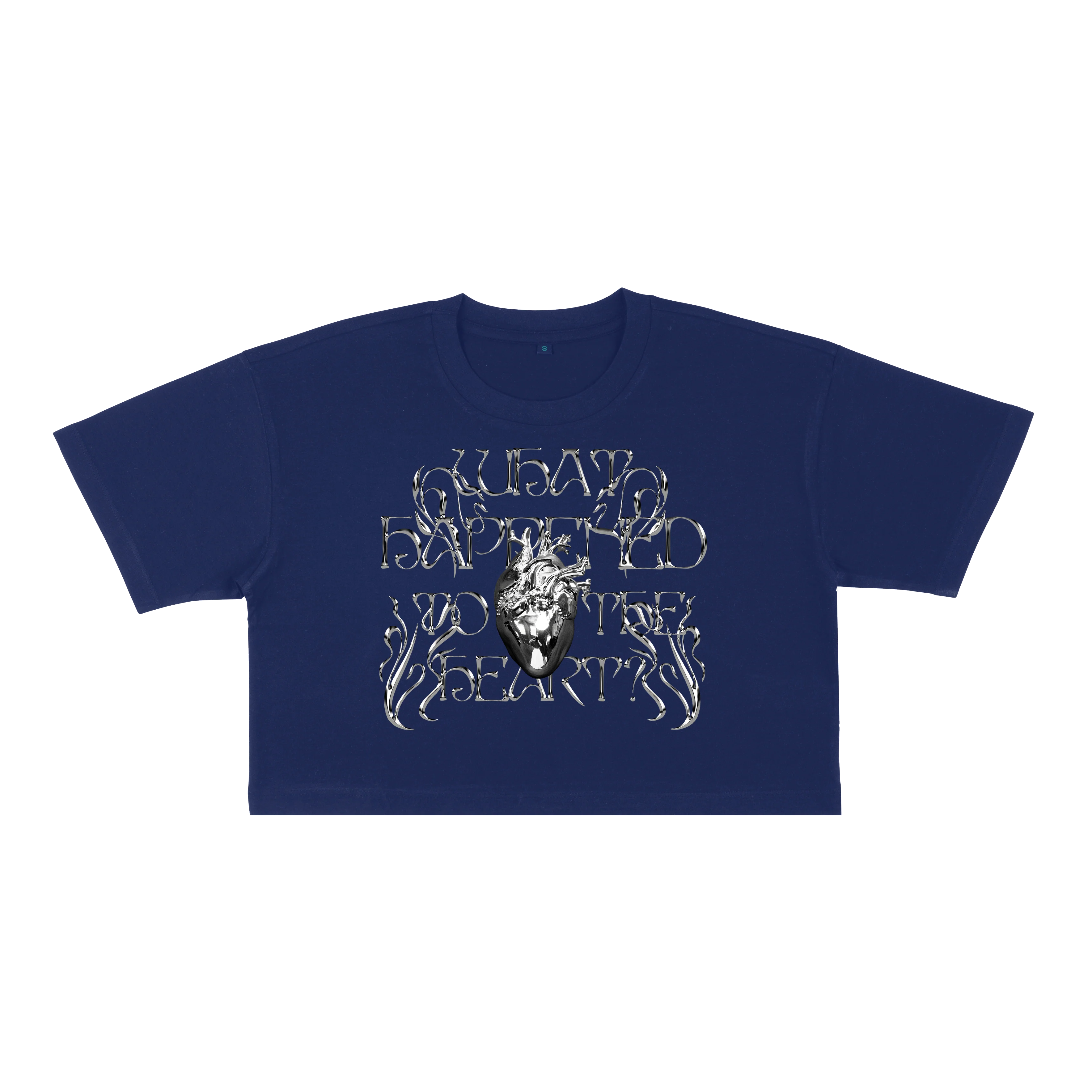 What Happened To The Heart? Cropped T-shirt - Image 3